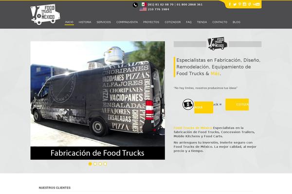 foodtrucks theme websites examples