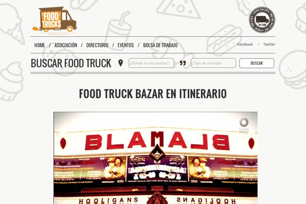 foodtrucksmexico.com site used Foostudio