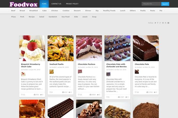 Pinable theme site design template sample