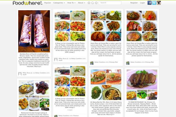 Pinclone theme site design template sample