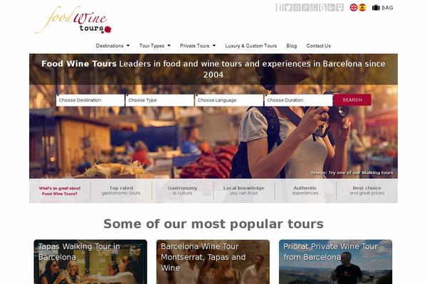 foodwinetours.com site used Foodwinetours