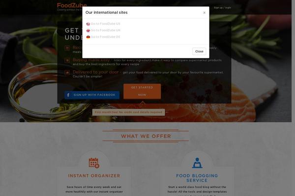 foodzube.com site used Foodzube
