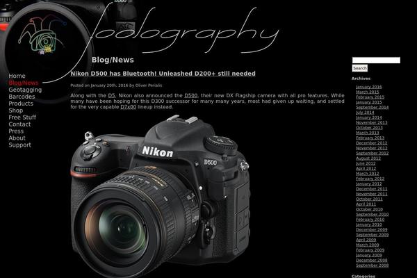 WordPress website example screenshot