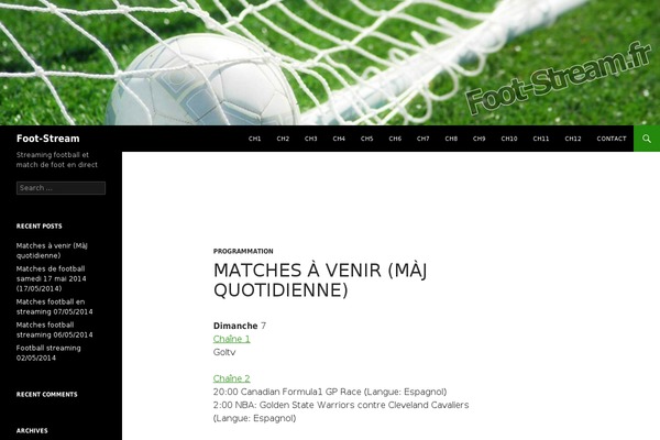 WordPress website example screenshot