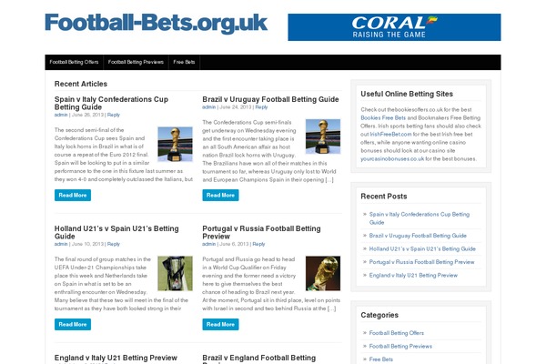 football-bets.org.uk site used Wp-prosper-20