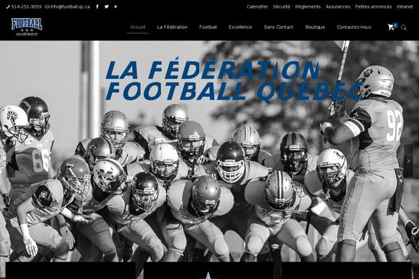 footballquebec.com site used Foundia