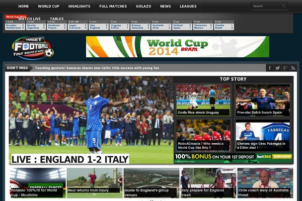 footballtarget.com site used Sport-news-v2.0