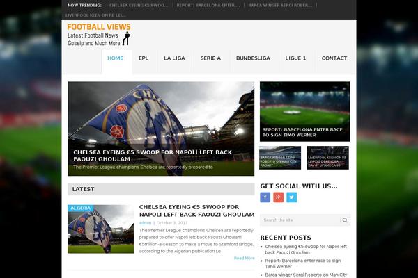 footballviews.co.uk site used Point