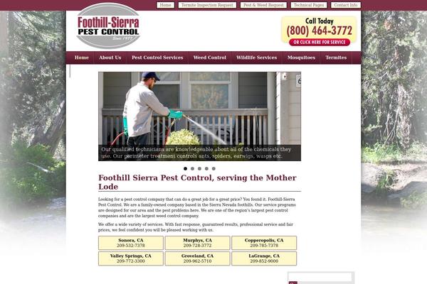 foothillpest.com site used Foothill