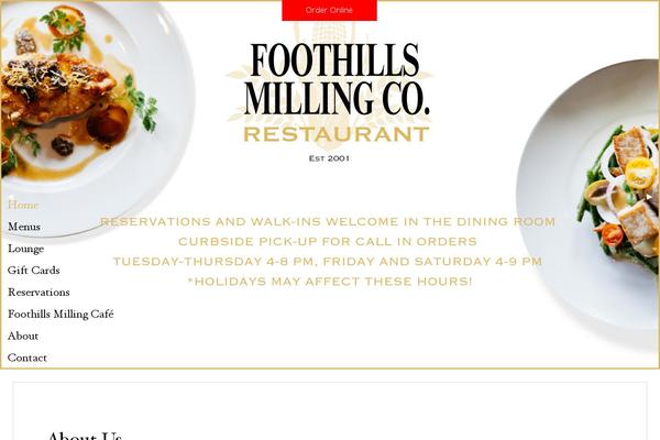 foothillsmillingcompany.com site used Foothills