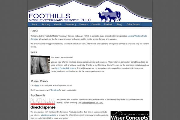 WordPress website example screenshot