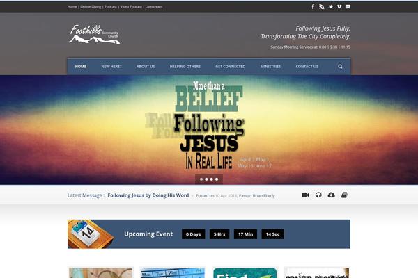 Real Church v1.04 theme site design template sample