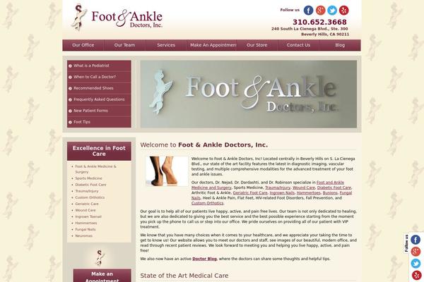 footnankledoc.com site used Footnankledoc