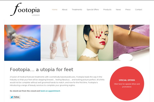 footopia-london.com site used Footopia
