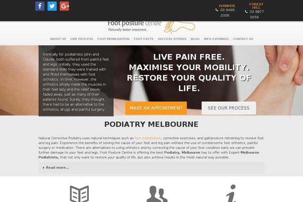 footposturecentre.com.au site used Foot-posture