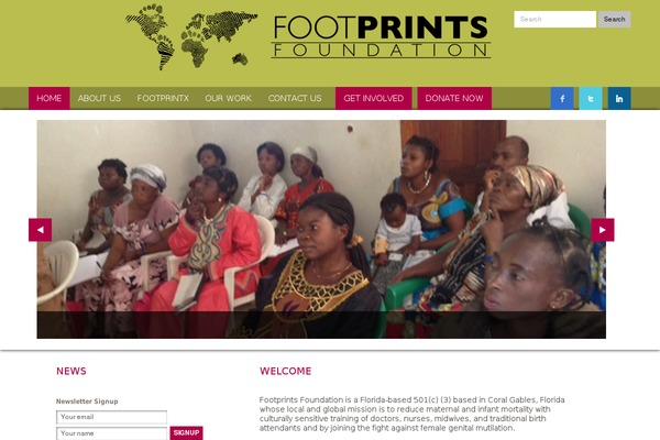 footprints-foundation.org site used Footprints