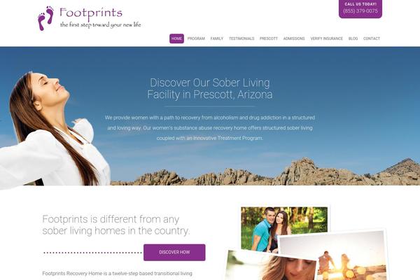 footprints WordPress theme, websites list used footprints theme footprints theme websites examples