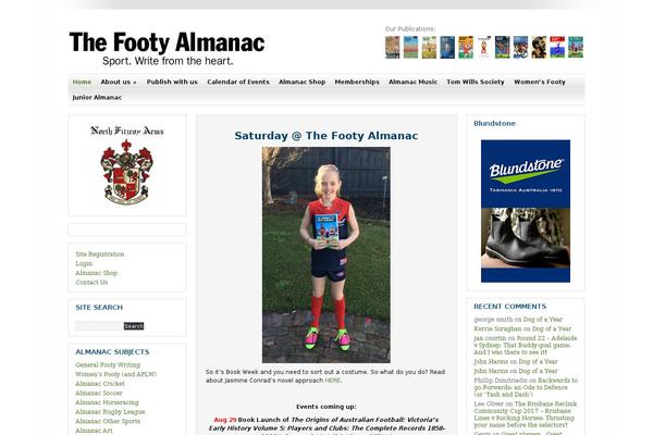 footyalmanac.com.au site used Footyalmanac