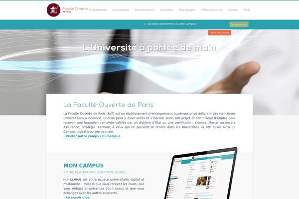 Enfold theme site design template sample