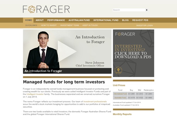 foragerfunds.com site used Forager