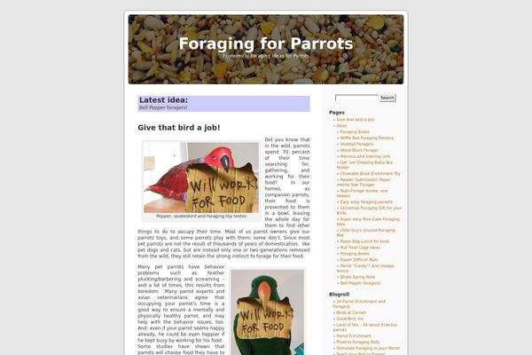 foragingforparrots.com site used Bats