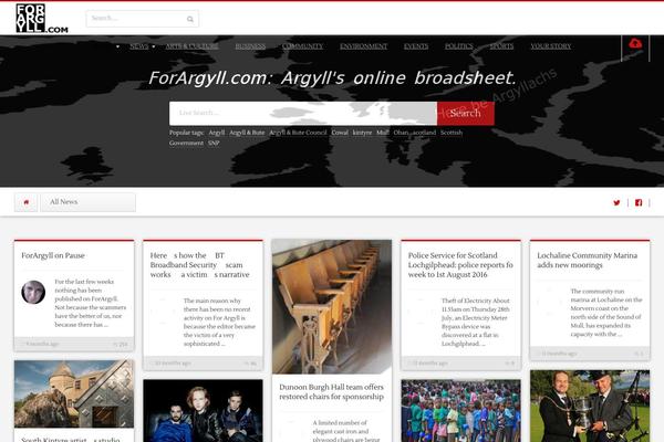 forargyll.com site used 1page-wp