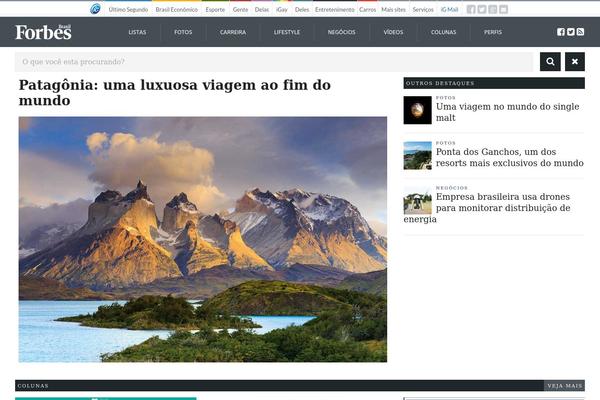 WordPress website example screenshot