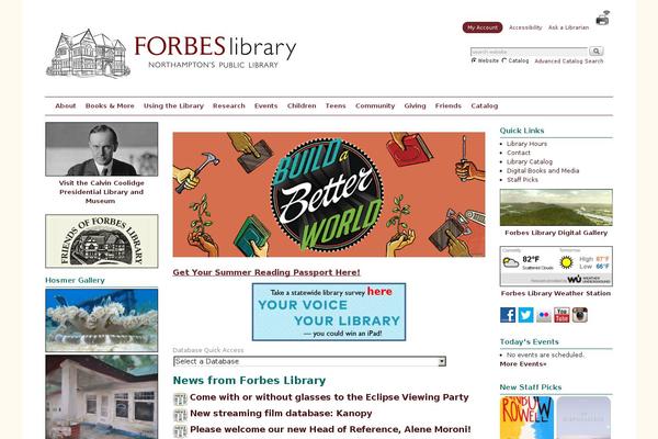 forbeslibrary.org site used Weaver-ii-forbes