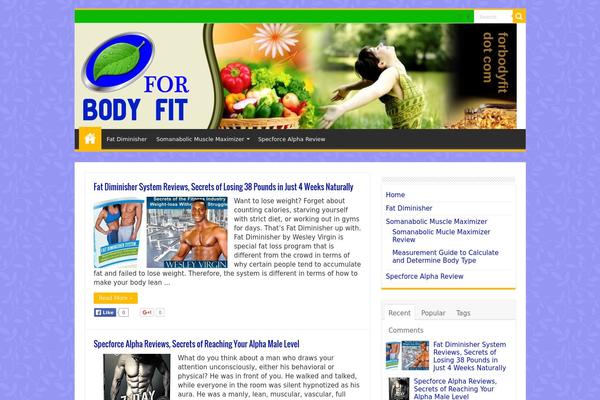 forbodyfit.com site used Sahifa_v5.2.2