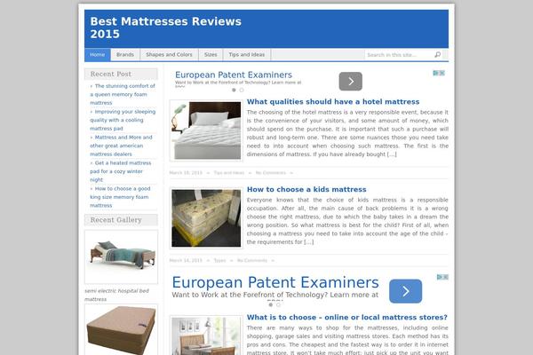 force1group.com site used Mattress