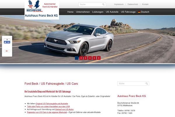 fordbeck.com site used Luxurycars