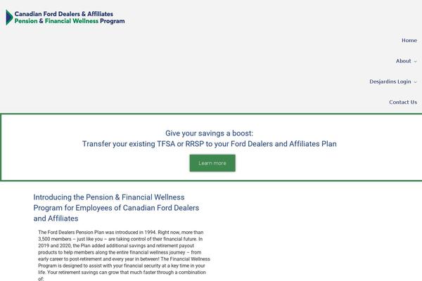 WordPress website example screenshot