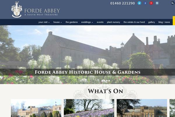 fordeabbey.co.uk site used Forde-abbey