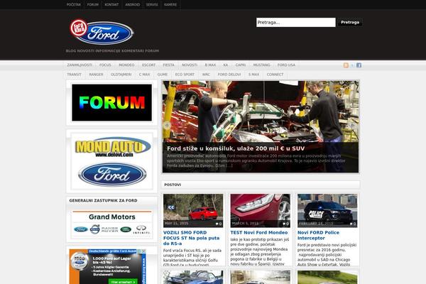 fordklub.com site used Arras WP theme