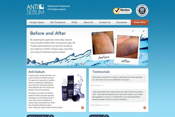 fordycespotstreatment.com site used Antisebum