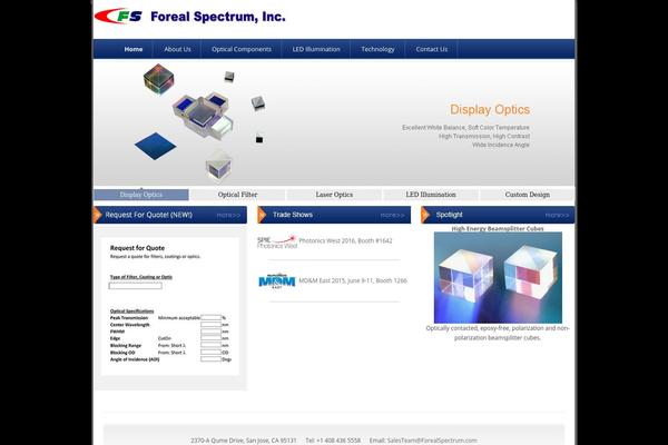 forealspectrum.com site used Foreal