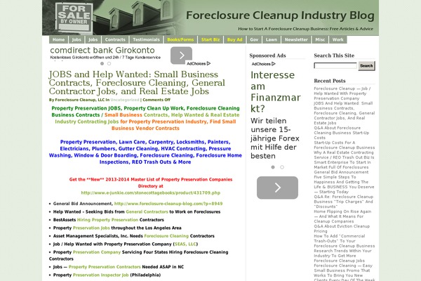 foreclosure-cleanup-blog.com site used Super-adsense-realestate