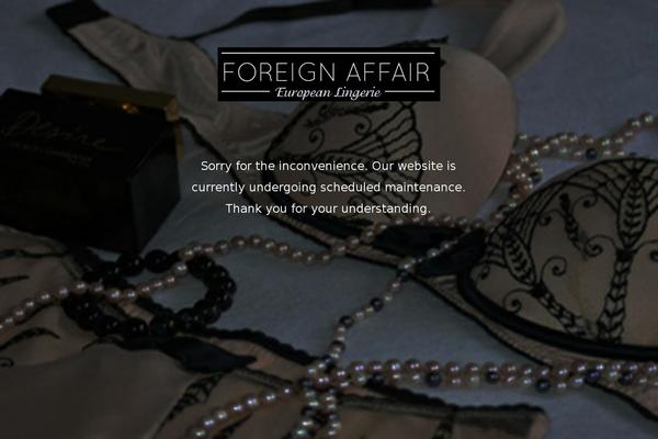 foreignaffairlingerie.com site used Foreignaffairlingerie.com
