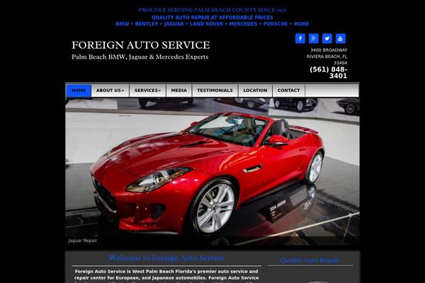 foreignautoservices.com site used Autoshop-gutenberg-child