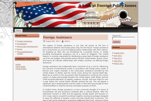 WordPress website example screenshot