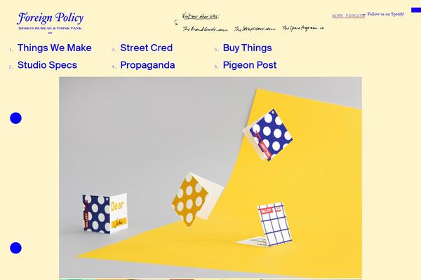 foreignpolicydesign.com site used Fpdg