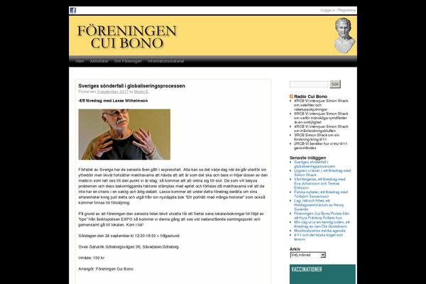 foreningencuibono.se site used Cuibono