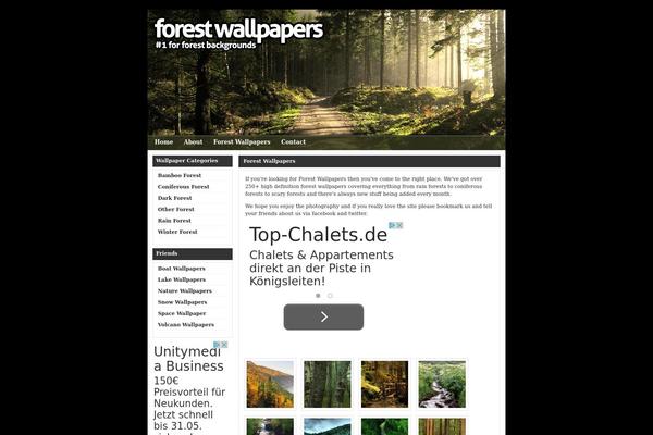 forest-wallpapers.com site used Wallpaper-theme