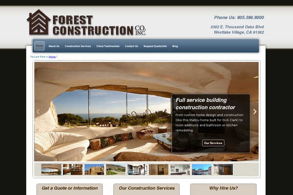 forestconstruction.com site used Altra-alternate