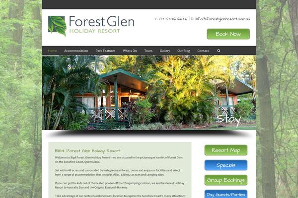 forestglenresort.com.au site used Forestglenresort