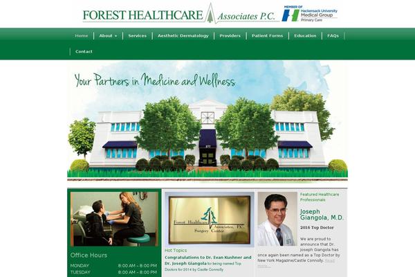 foresthealthcare.com site used Modernize v3.11