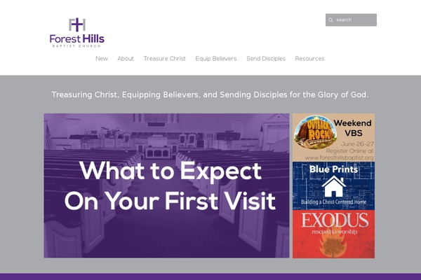 foresthillsbaptist.org site used Antioch