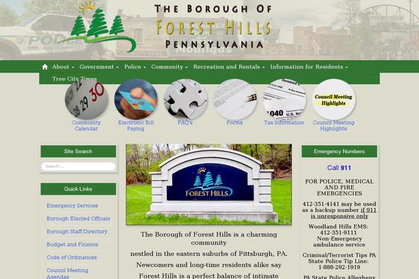 WordPress website example screenshot