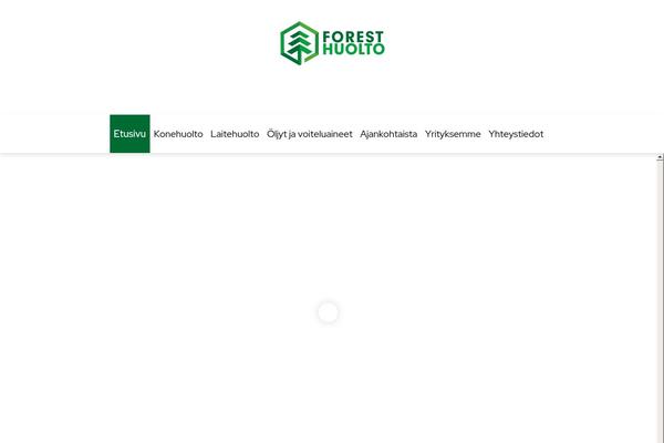 foresthuolto.fi site used Groteski