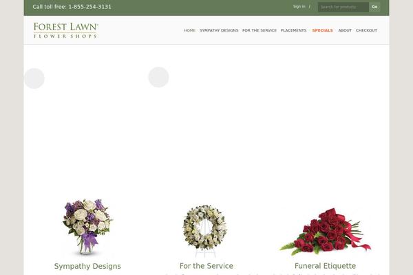 forestlawnflowershop.com site used Flowershop